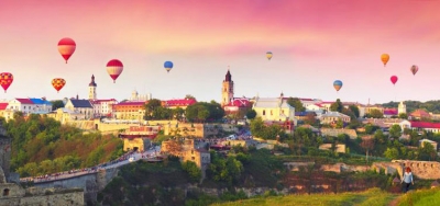 Фестиваль воздушных шаров  в Каменец-Подольском + Хотин, Черновцы и Бакота!