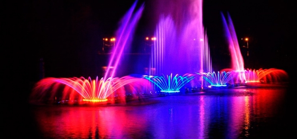 Світломузичний фонтан в Умані